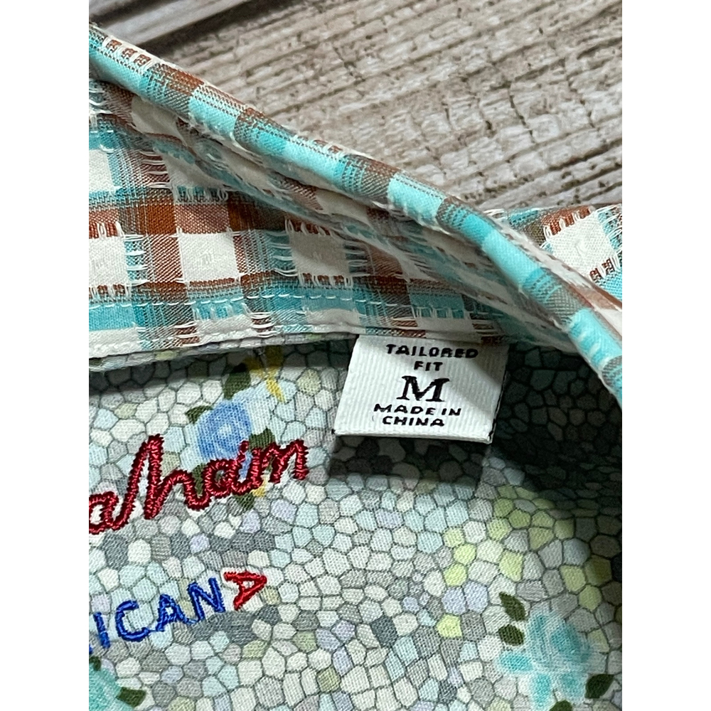 Robert Graham Modern Americana Dress Shirt Mens‎ Size Medium - Picture 5 of 7